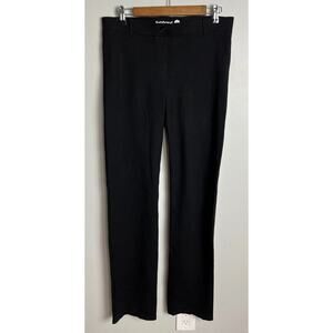 Betabrand Classic Dress Pant Yoga Pants Black Stretch Straight Size Large Long